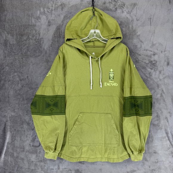 Disney Spirit Jersey Other - Disney Spirit Jersey Encanto Bruno Hoodie Olive Green Cotton Mens Large L